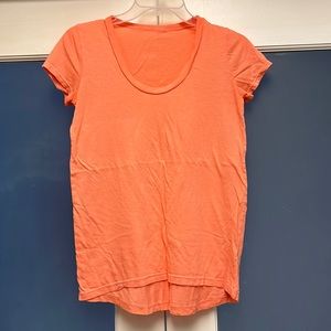 American Apparel coral tshirt